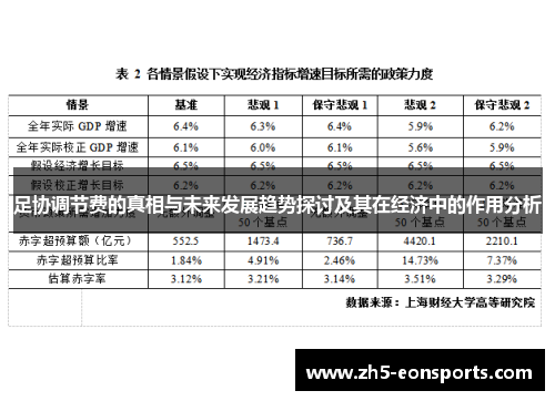 足协调节费的真相与未来发展趋势探讨及其在经济中的作用分析